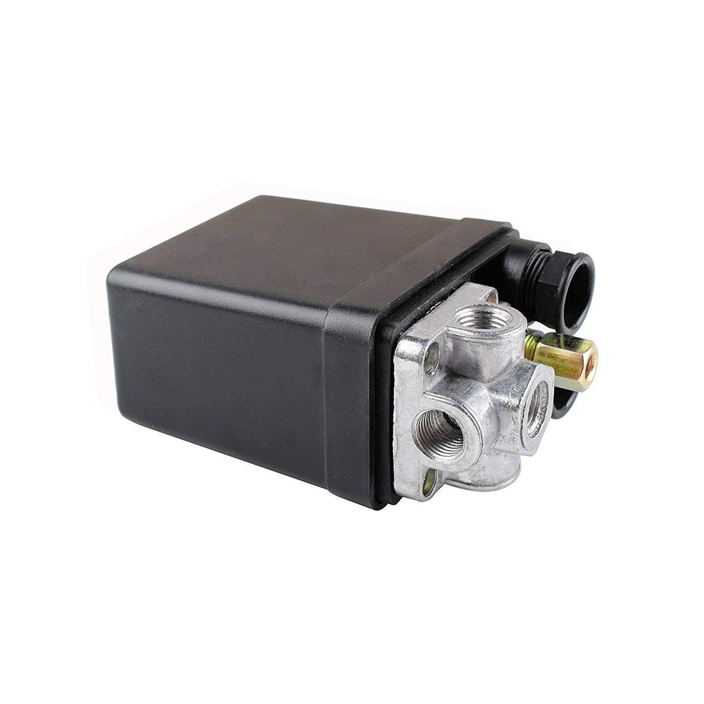Central Pneumatic Air Compressor Pressure Switch Control Valve Black