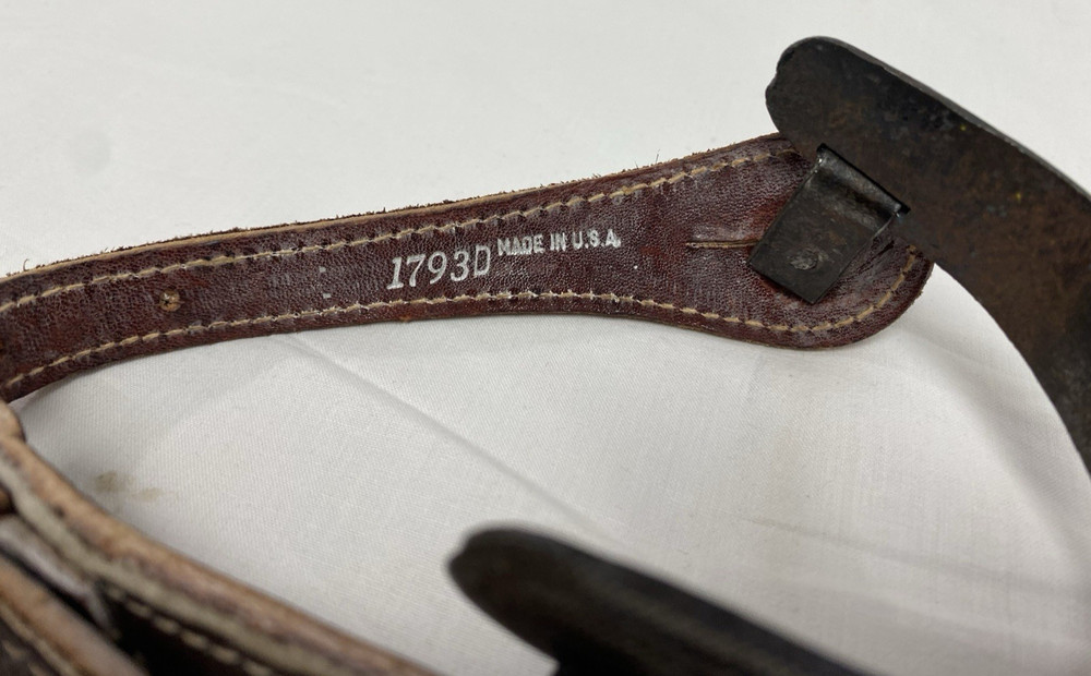 VTG Spurs Rustic~3" Boot Opening~8 pt star~Outer design~Leather strap~1793D~USA