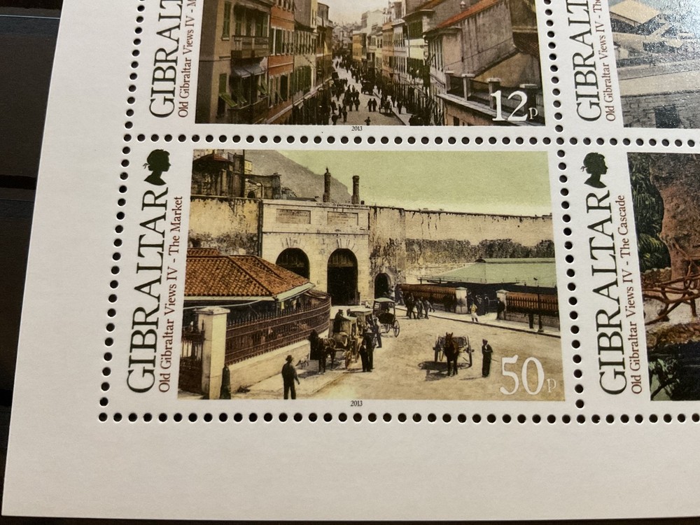 Gibraltar mint never hinged Gibraltar views stamps sheets B2657