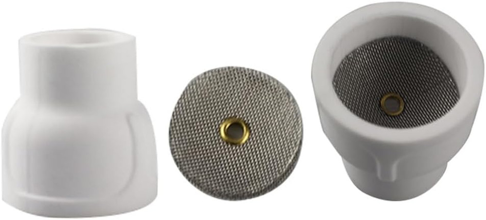 Vaphy #12 Ceramic (Twin Pack) White TIG Welding Cup