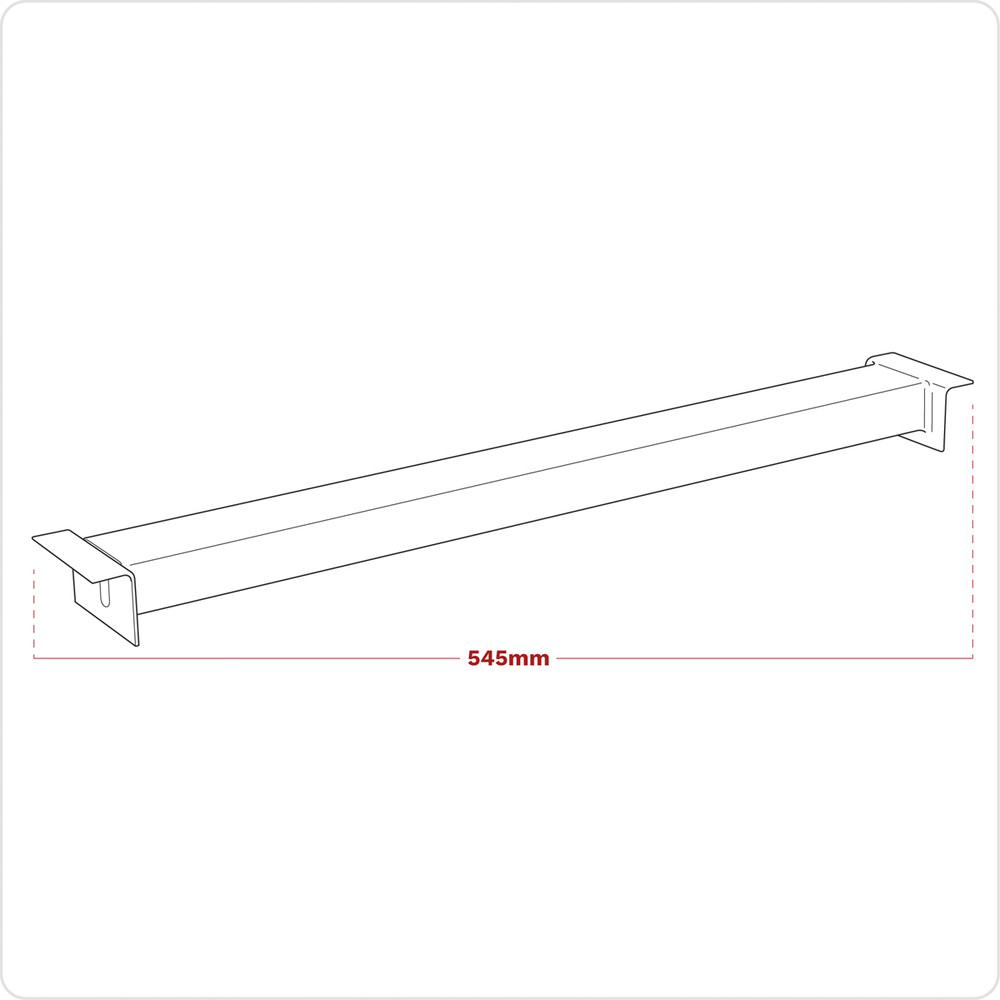 Sealey Shelving Panel Support Clips Between Front & Rear Beam 600mm APR/CPS602