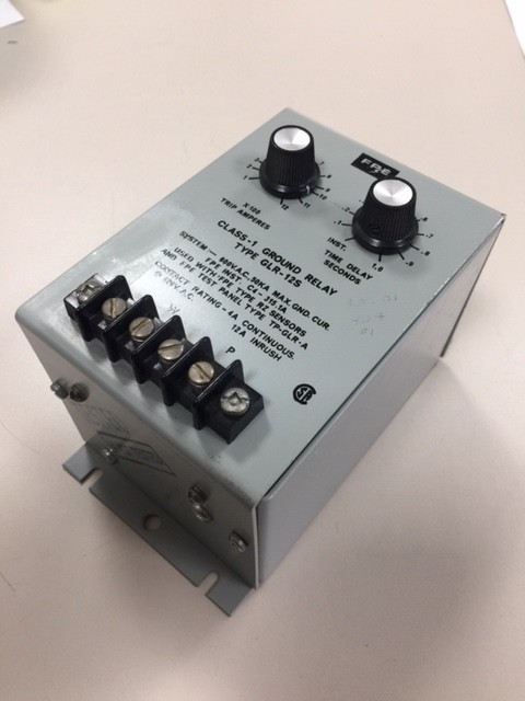 FPE Ground Fault Relay GLR-12S Class 1  EXCELLENT TESTED CONDITION
