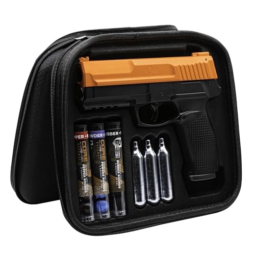 P2P Secure 68P .68 Cal CO2-Powered 6-Shot Launcher Starter Kit — Less-Lethal