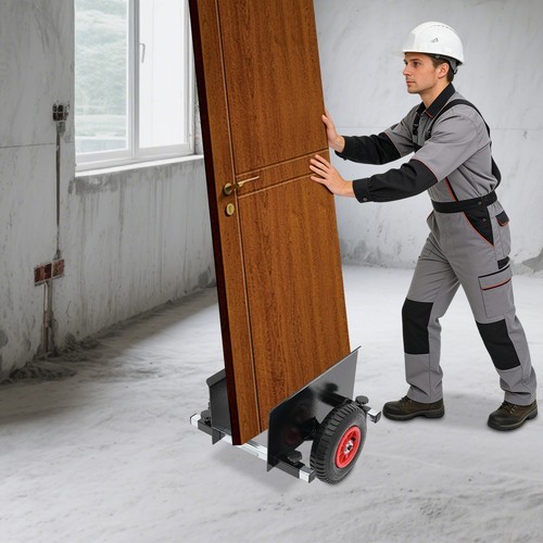 Heavy Duty Adjustable Panel Dolly Panel Dolly with 8" Pneumatic Wheels For Move