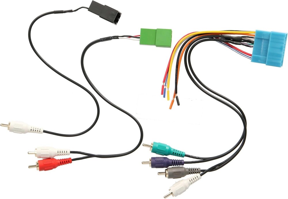 Car amplifier wiring harness adapter