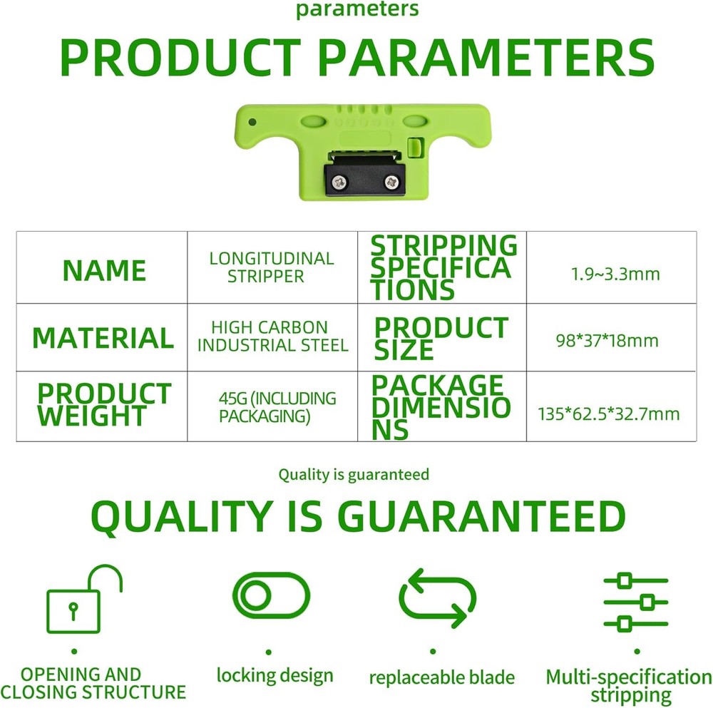 Fiber Optical Cable Stripping Tool Loose Tube Buffer Mid-Span Access Tool 1.9...