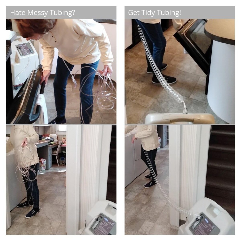 - 15 ft Retractable Oxygen Tubing