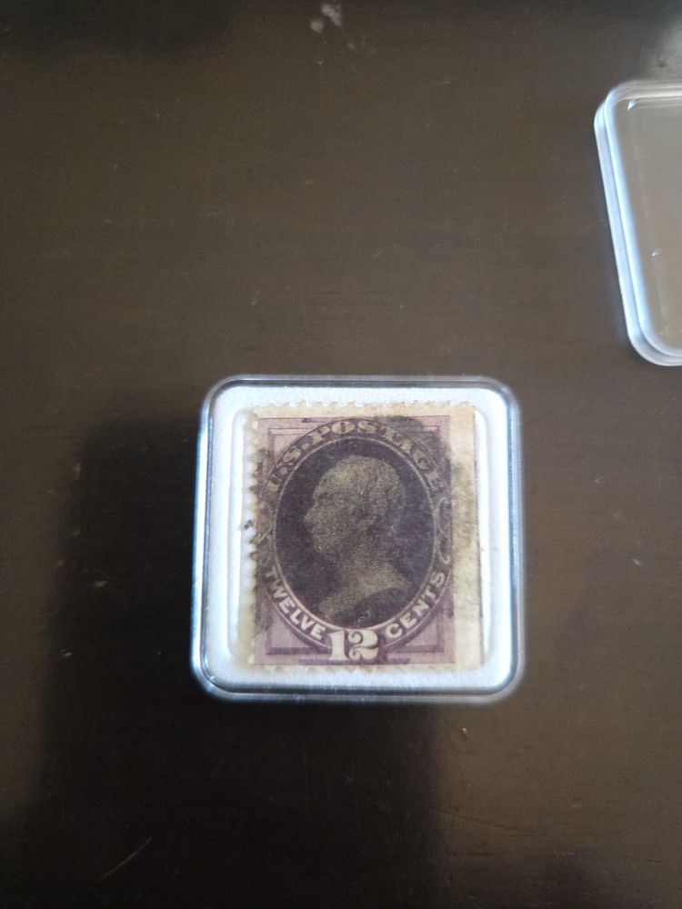 1973 Clay 12c Purple - Violet Centennial Stamp Postmarked Scott #162