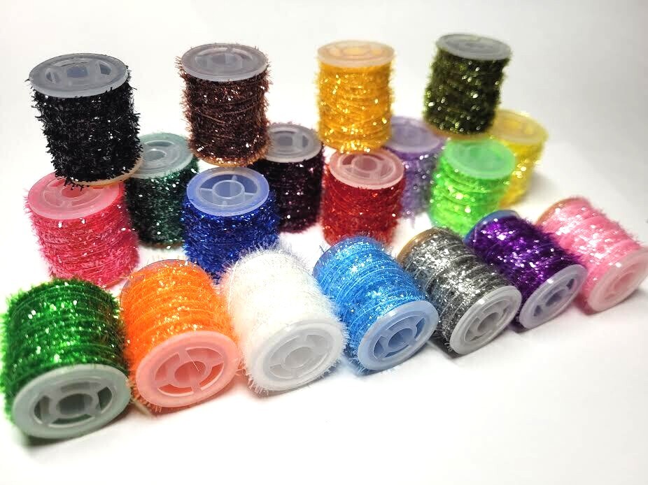 MICRO TINSEL CHENILLE - Premium Fly Tying Material - Small Chenille - 18ft. New