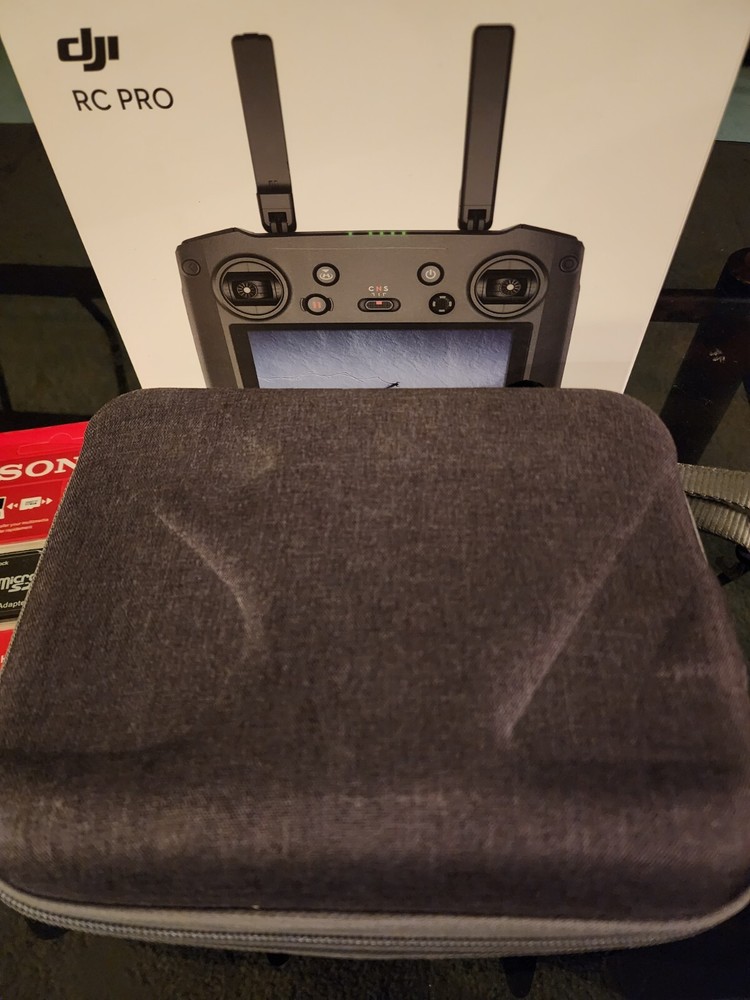 DJI RC Pro Controller, with Screen Protector, Hard Case, Lanyard, Bracket & Card