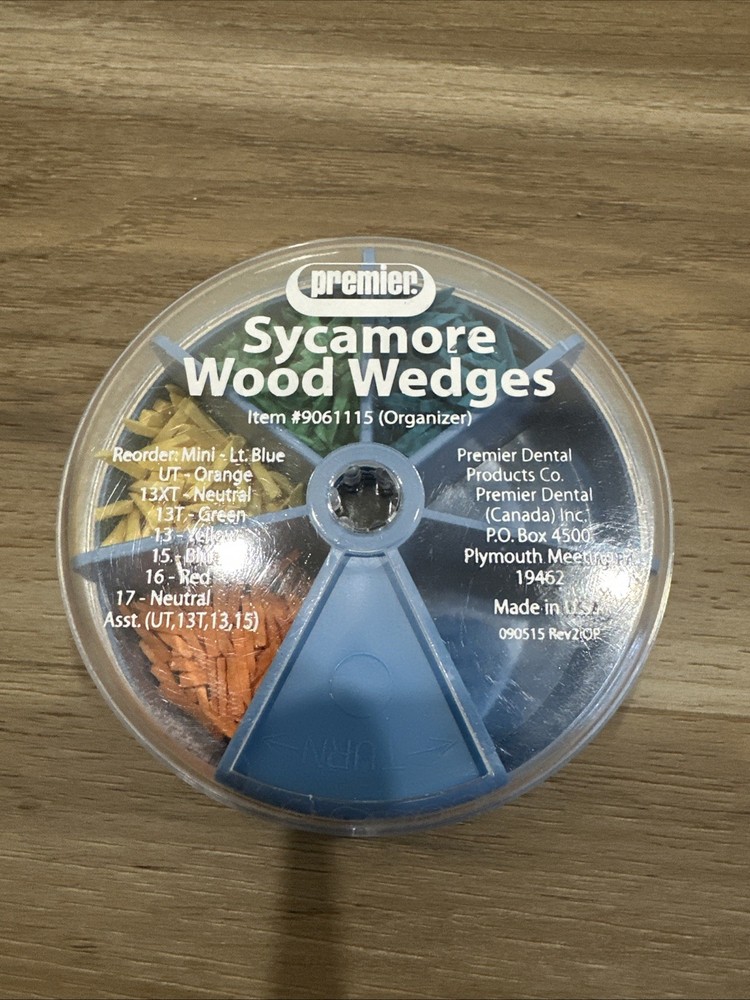 Premier Sycamore Wood Wedges & Organizer