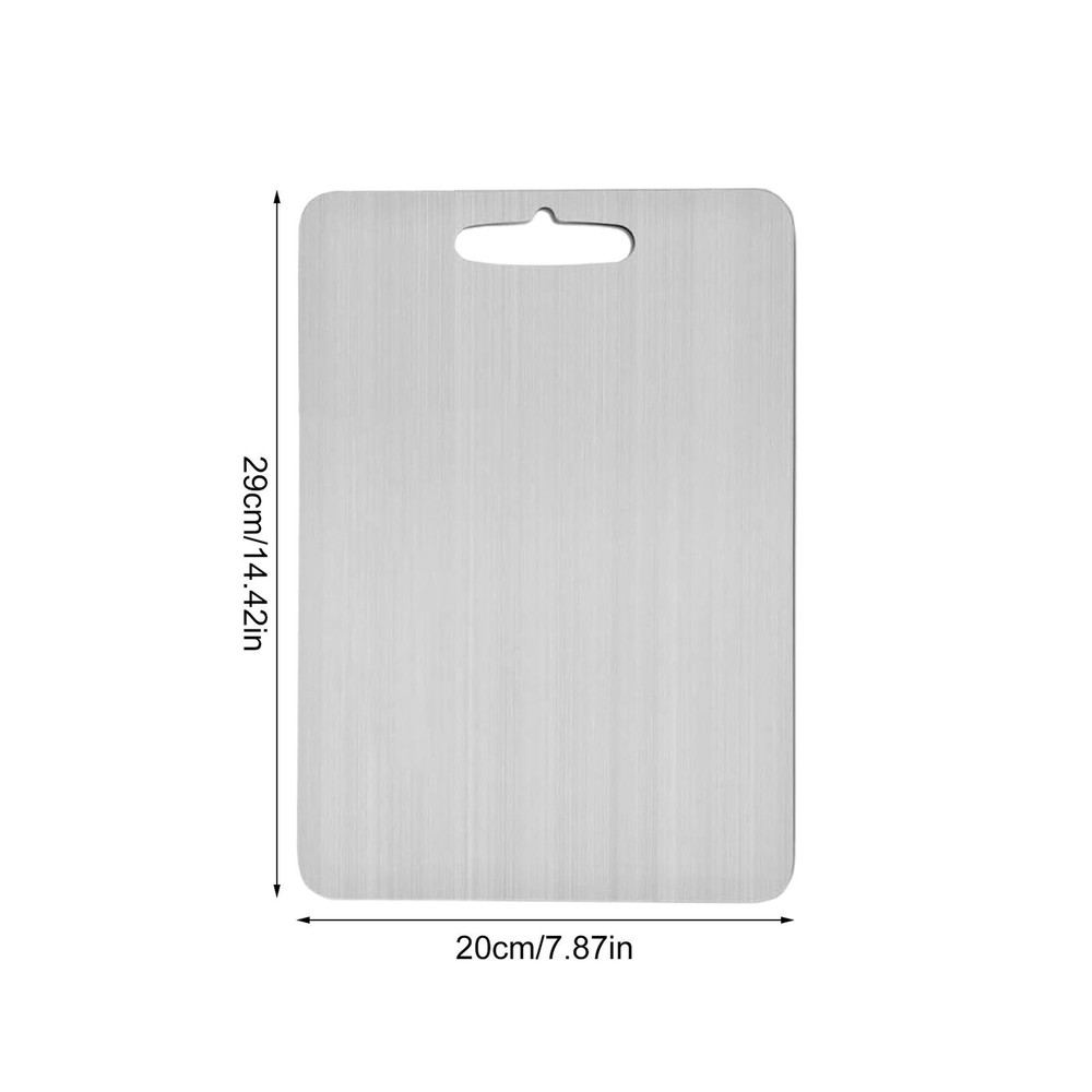 Titanium Double-Sided Cutting Boards Titanium Chopping Board For Kitchen Camping