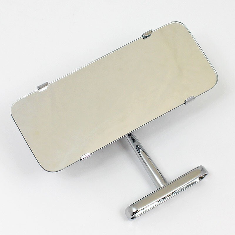 Classic rear view mirror - Dash mounted, for MGA, Chrome Head