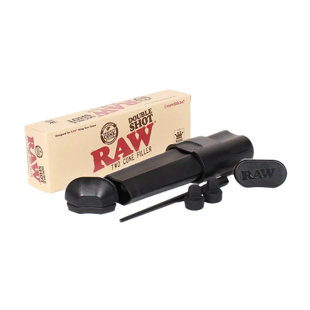 RAW Double Shot Two Cone Filler King Size JUST RELEASED !