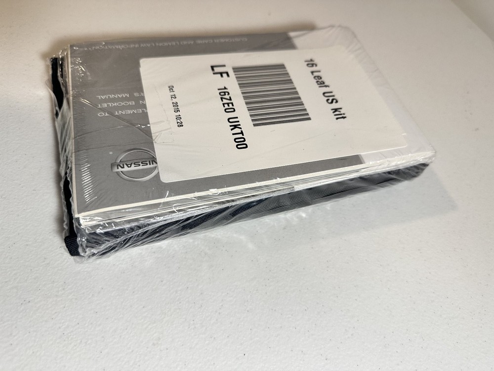 2015 Nissan Leaf Owner's Manual Set