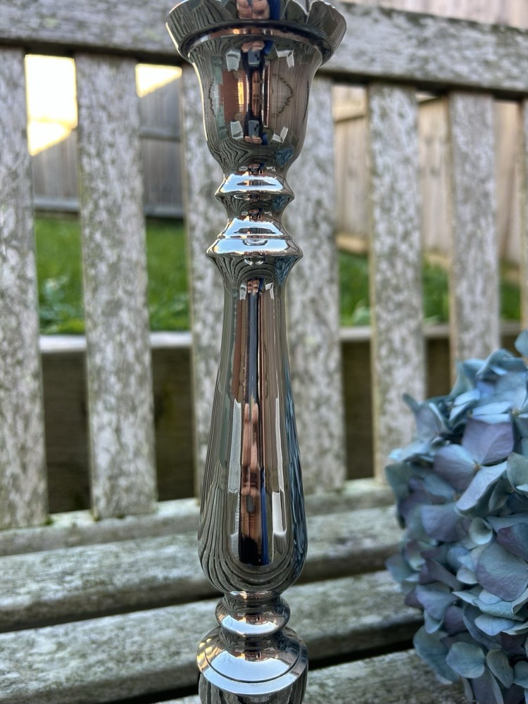 Vintage Silver Plate Candlestick Holder