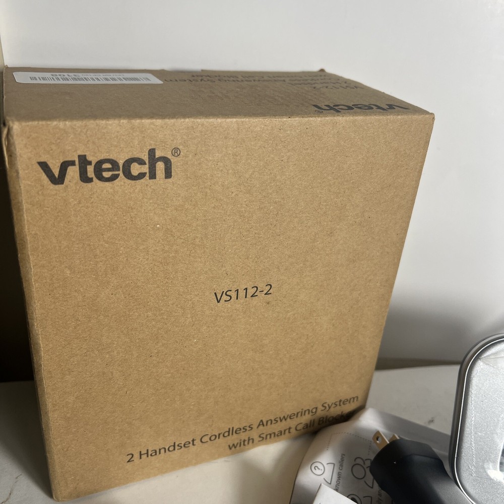 VTech VS112-2 Silver DECT 6.0 Bluetooth 2 Handset Cordless Answering System