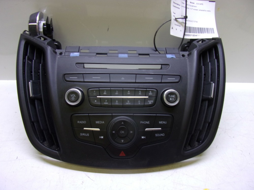 FORD ESCAPE 2017-2018 A/V Equipment control panel, 4.2" screen, w/satellite