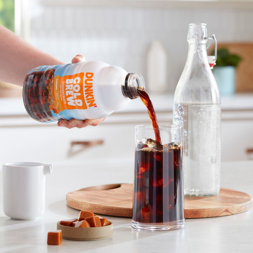 31 Oz.Caramel Flavored Cold Brew Coffee Concentrate, Shelf-Stable