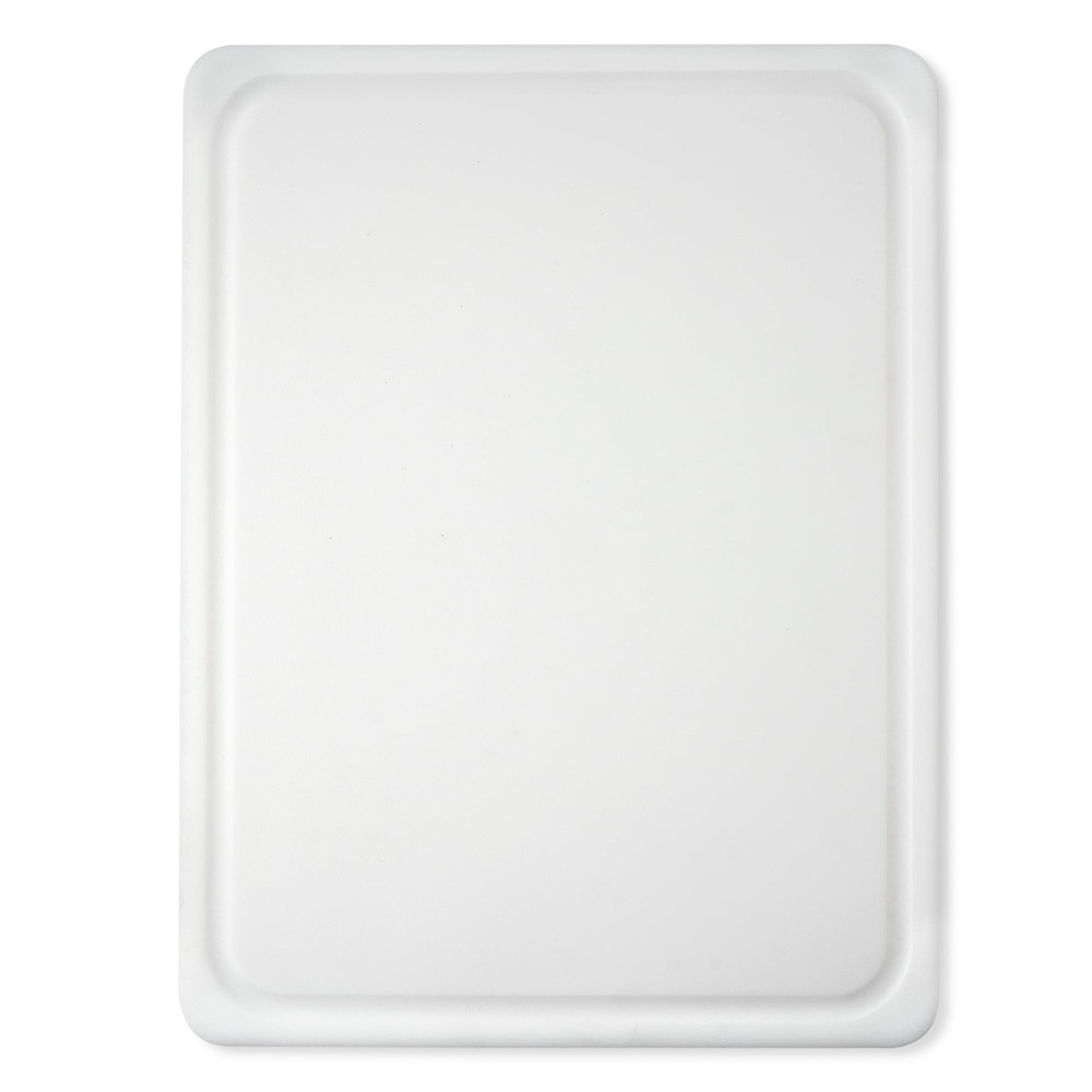 15"X20" Non-Slip Poly Cutting Board, White Color