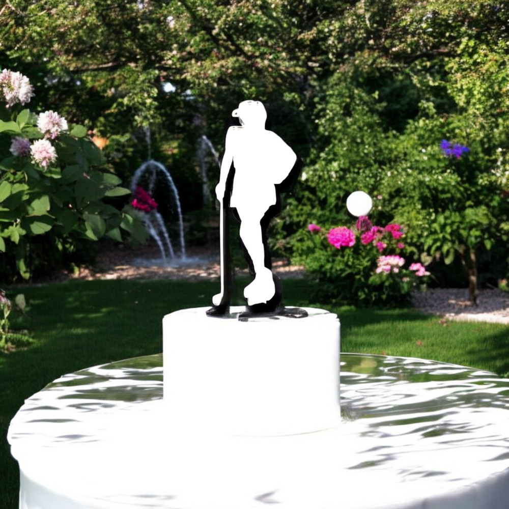 Golfing Lady Cake Toppers