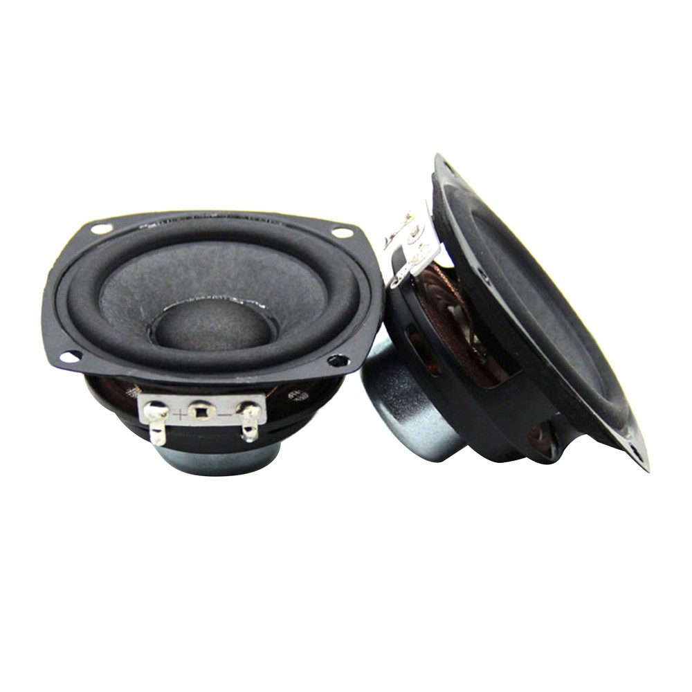 2PCS 25W 4Ω Speakers Full-Range Frequency Response High sensitivity&resolution