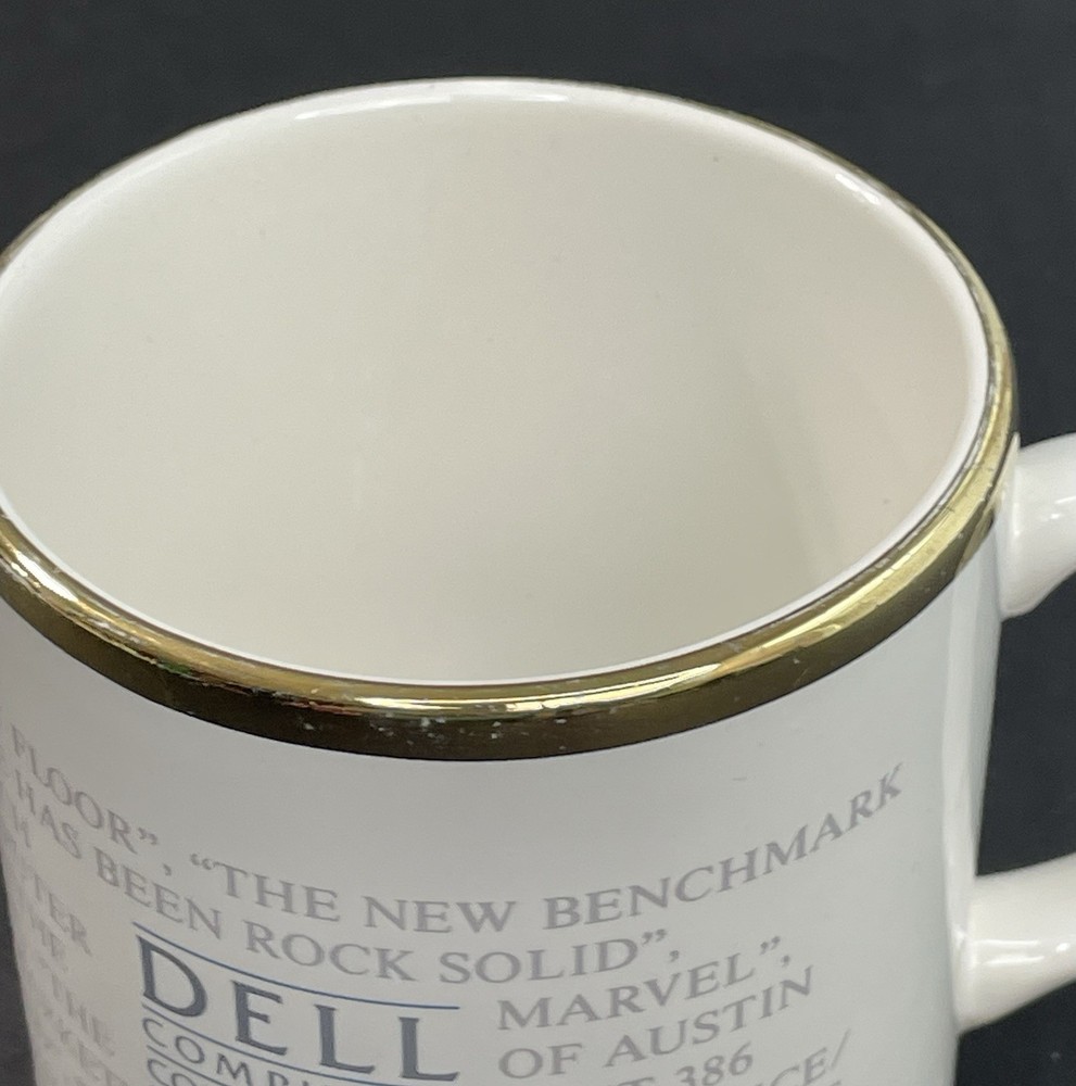 Vintage Dell Computer Corporation Ceramic Coffee Mug