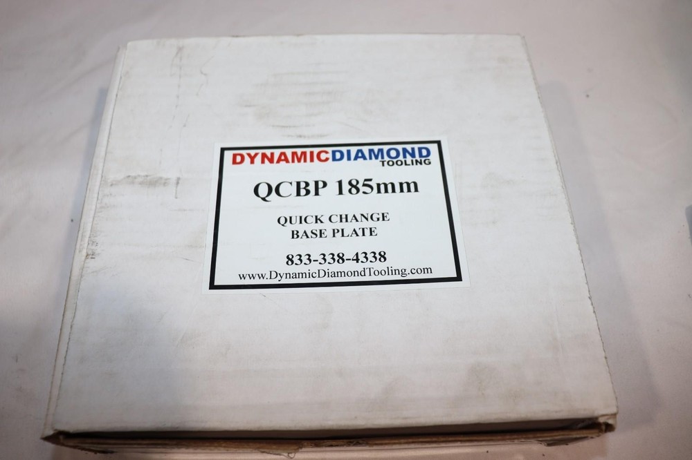 Dynamic Diamond Tooling QCBP185 Quick Change Base Plate, 185mm, 3 Trap