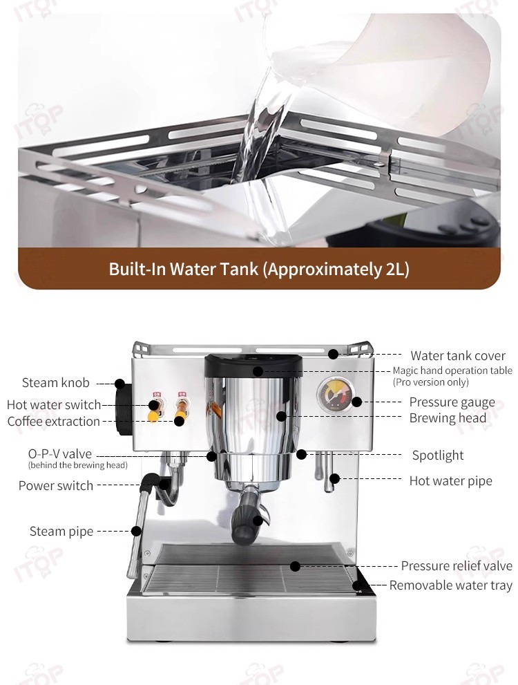 Commercial Coffee Machine 1 Group Espresso Maker