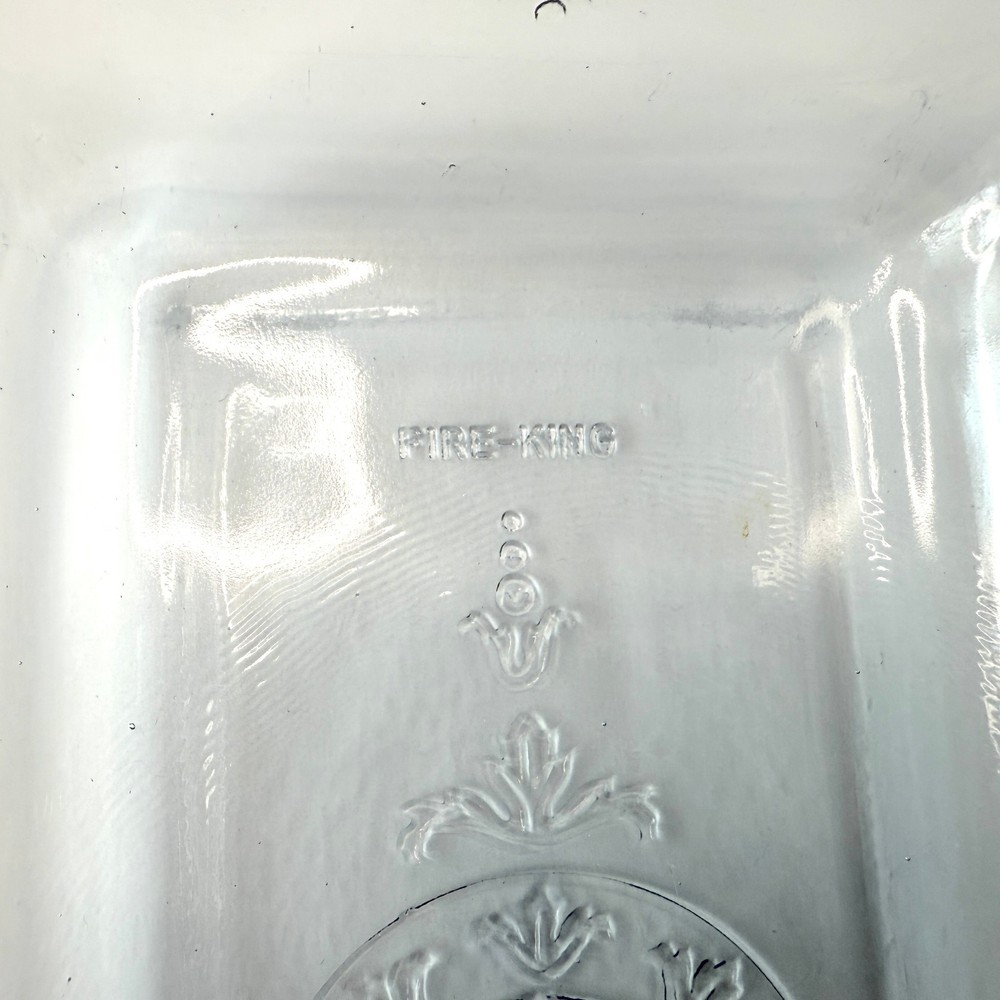 💠 Fire King Philbe Sapphire Blue Rectangular Loaf Pan