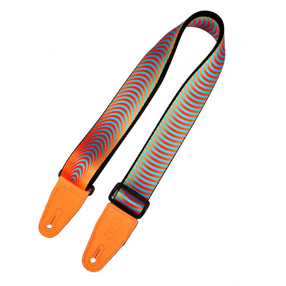 Levy's 2" Poly Optical Illusion Guitar Strap - Sonic Boom