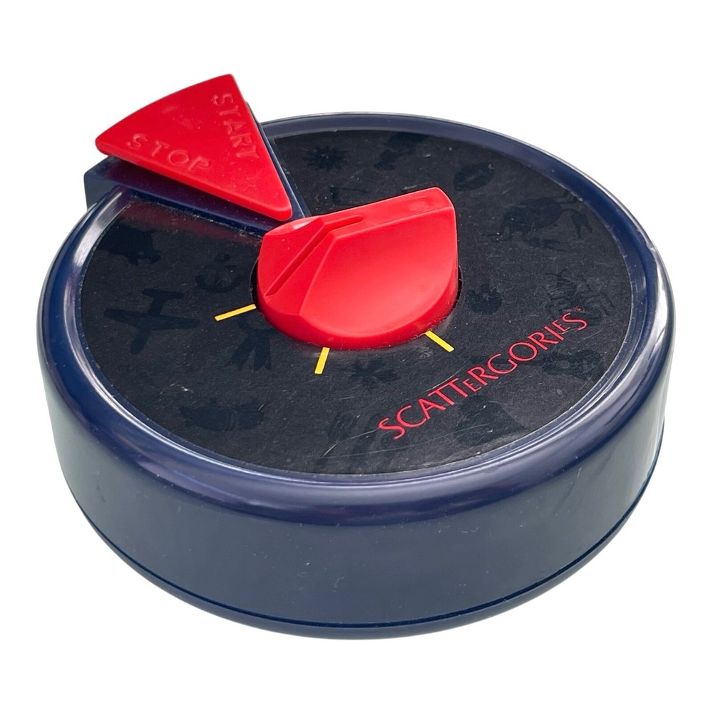 Scattergories Timer - Game Replacement Part Blue and Red