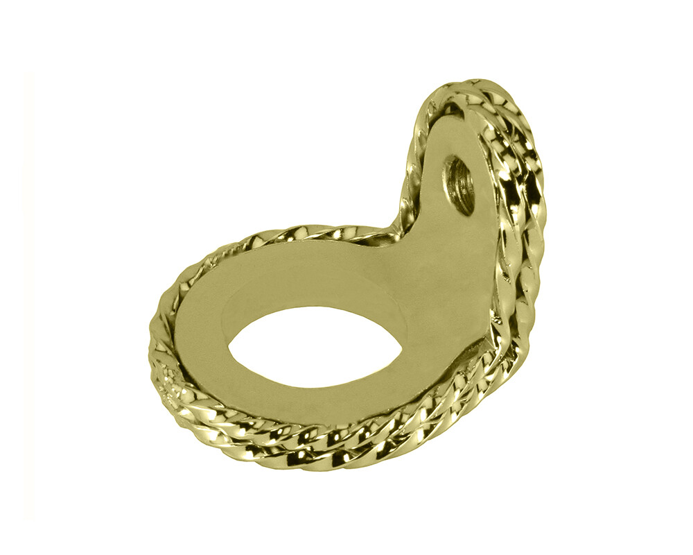 Bike Spring Fork Twisted Ring 1 Inch 90 DegreesGold.