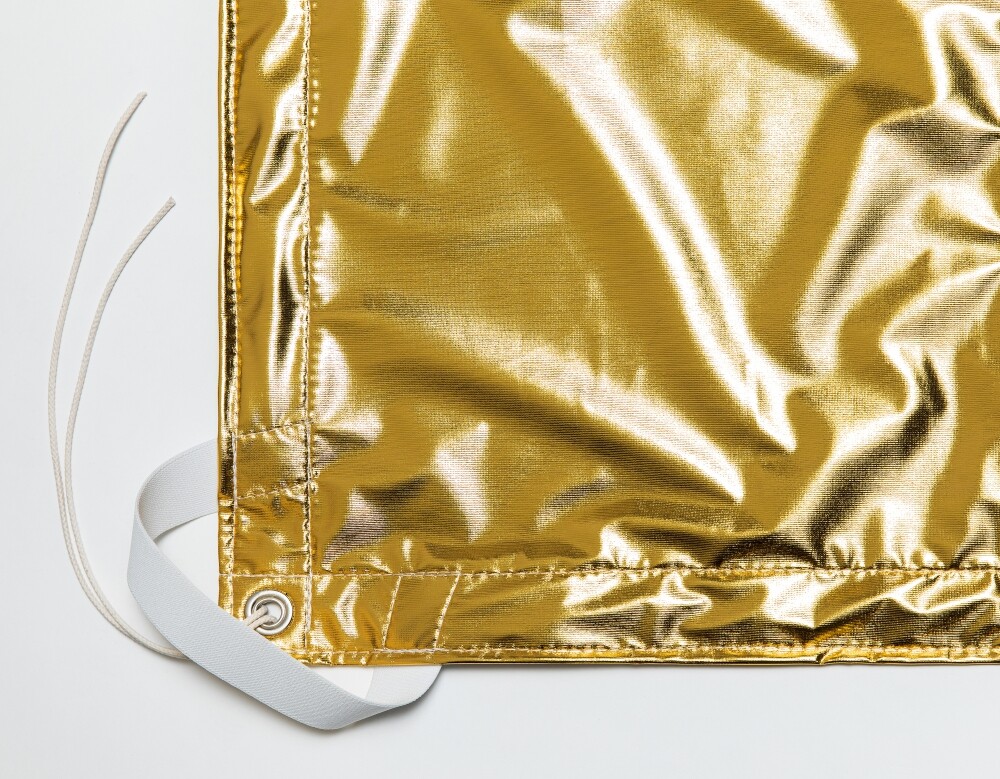 CANVAS GRIP 8' X 8' Gold Lame - Overhead