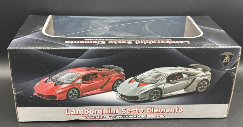Speed Tech LAMBORGHINI SESTO ELEMNTO Gray Full Function Radio Control Car 1:24