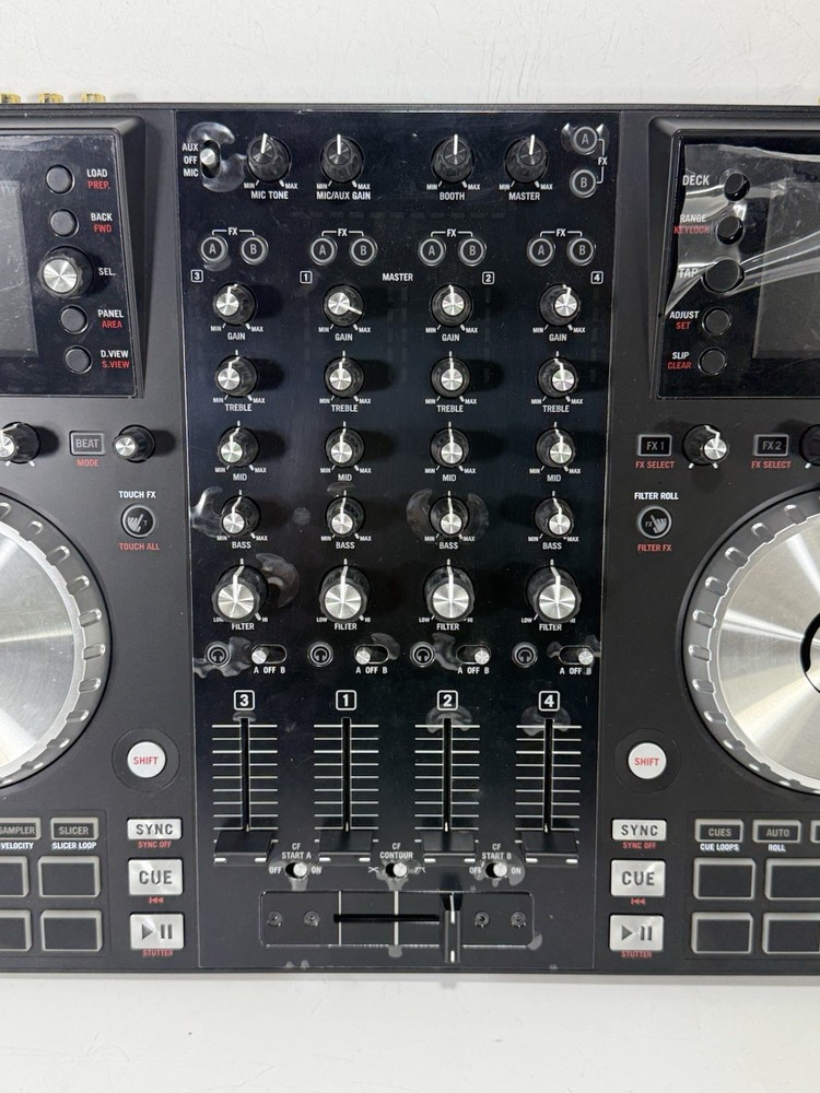 Numark NV 4-Channel Dual-Display Serato DJ Controller - Tested / Working