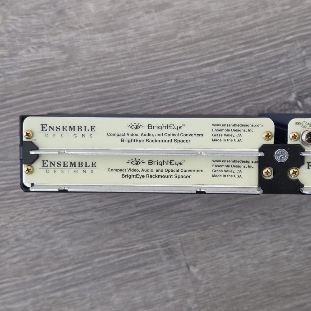 Ensemble Designs BrightEye Rack Bundle (1) BE55 Sync Gen (2) BE41 DA - Powers On