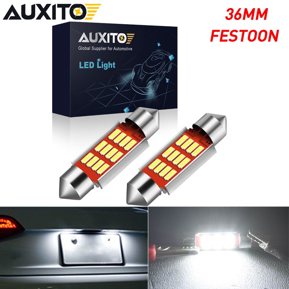 36MM Festoon LED Canbus SMD Interior Bulbs Courtesy Map Dome License Light White