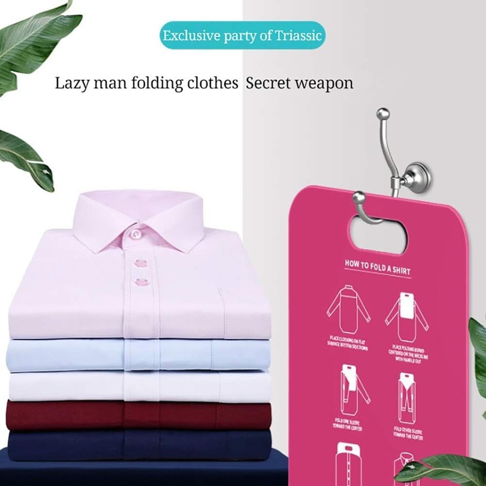Zerodis Shirt Folding Board, Tshirt Folding Board Clothes Folding Board Plastic
