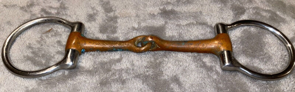 5'' OFFSET DEE BIT COPPER SNAFFLE
