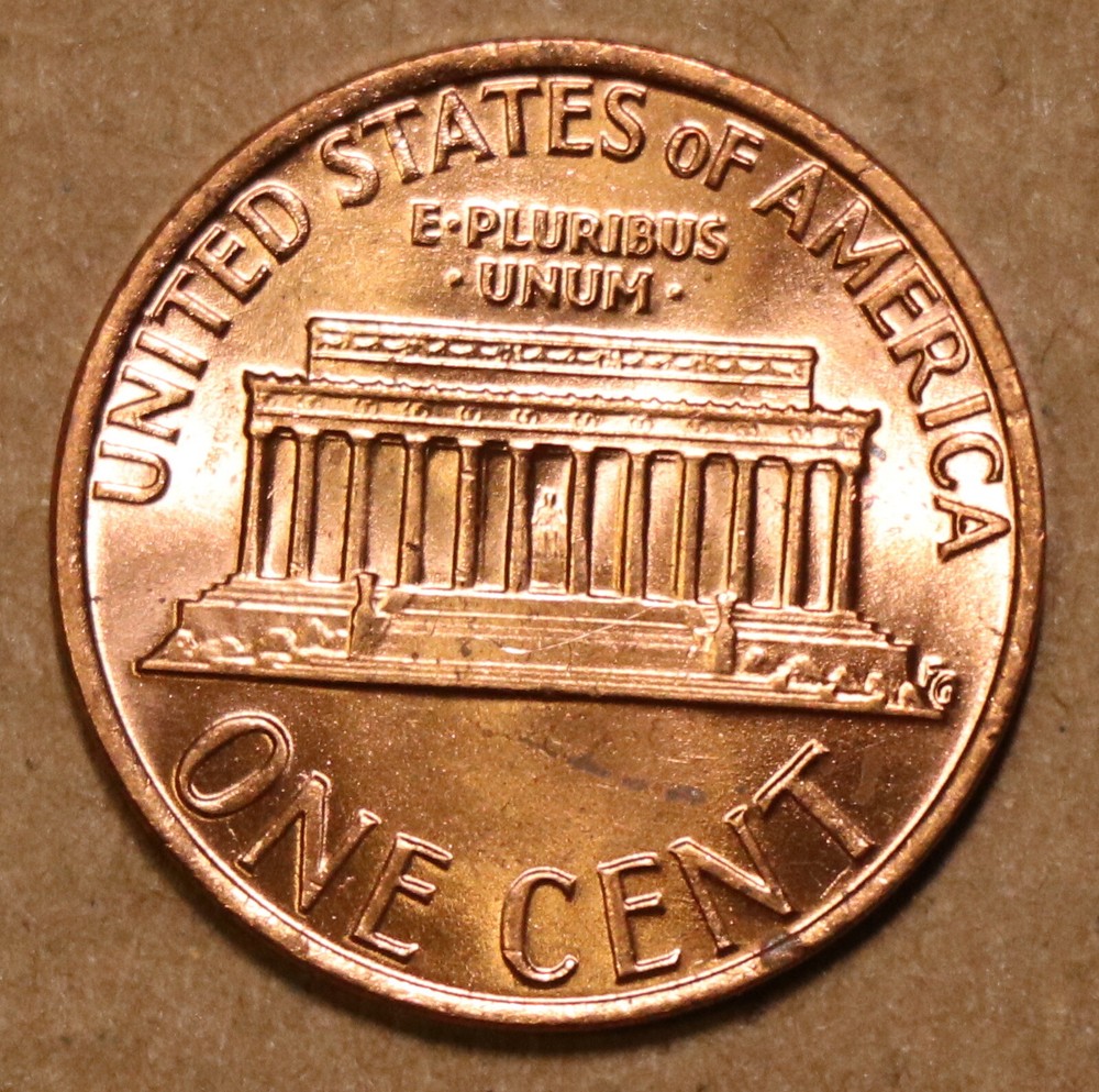 1979 Lincoln Memorial cents BU