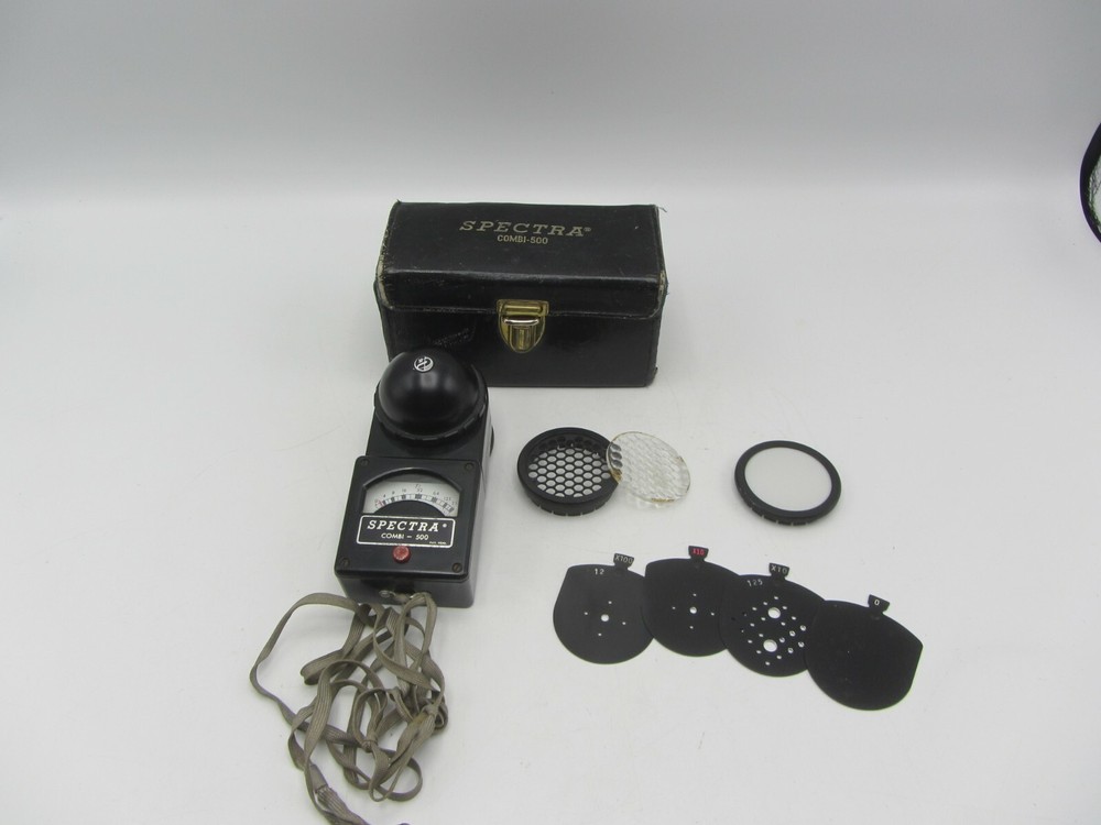 Spectra Combi-500 S-501 Light / Exposure Meter W/ Case AS-IS