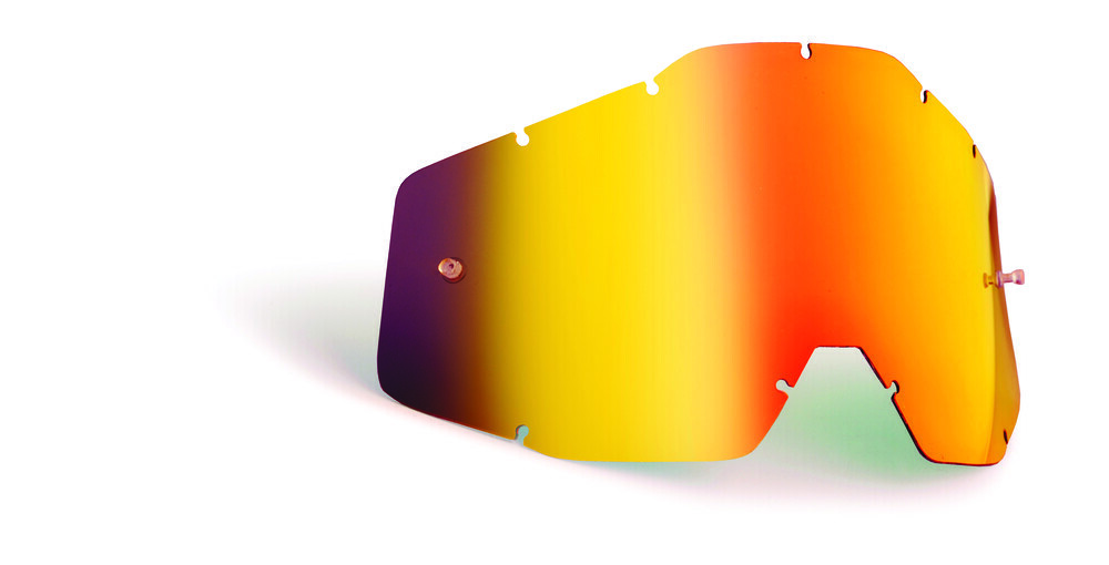 FMF Vision Replacement Lens for PowerCore/Bomb Goggles (Red Mirror)