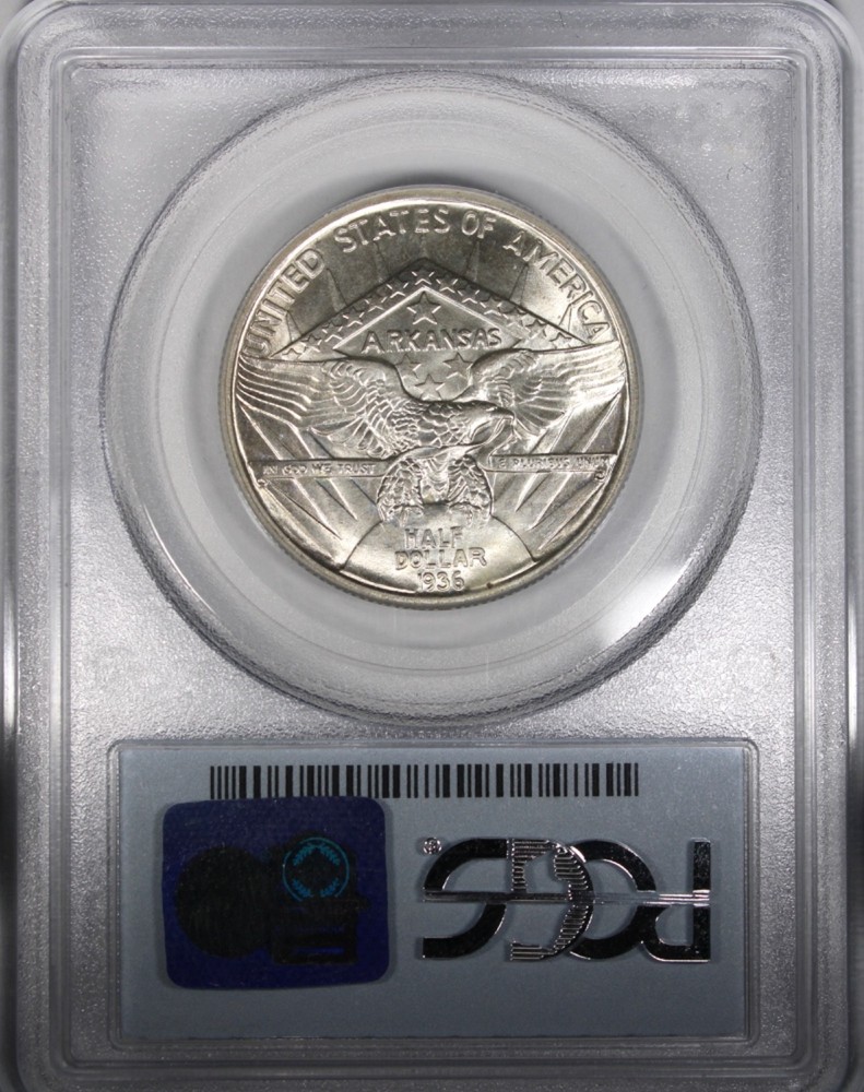 1936 Robinson Commemorative Half Dollar PCGS MS64 50C