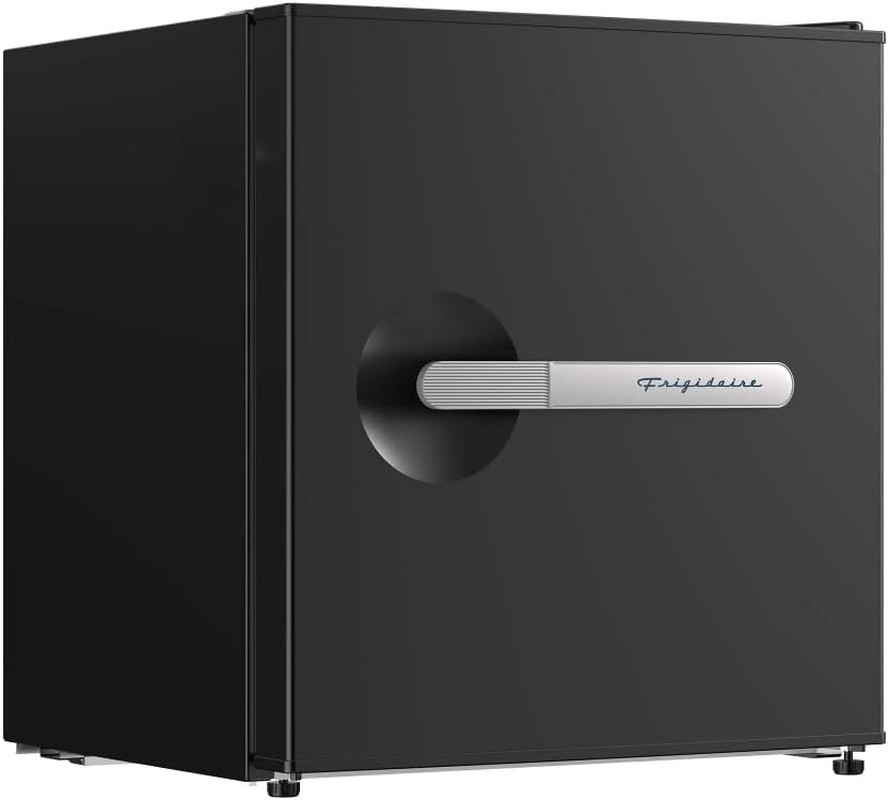 Frigidaire 1.6 Cu Ft Retro Compact Refrigerator - Stylish Black Design