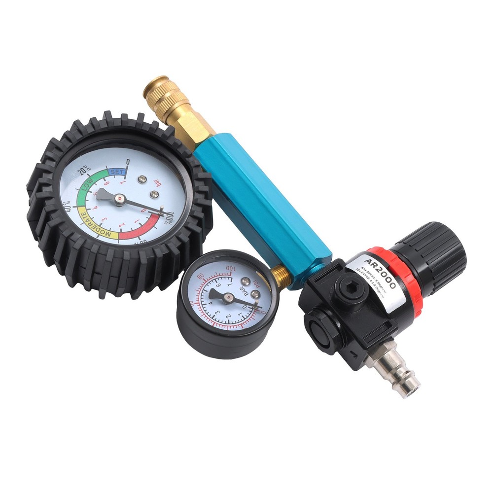 car Cylinder Leak Down Tester Kit Petrol Diesel Engine Compression tester New