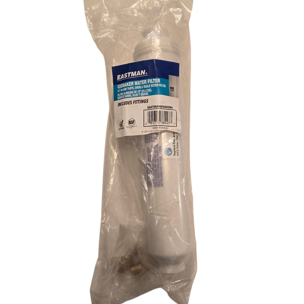 EZ-FLO Line Water Filter - White (60458N) New Sealed