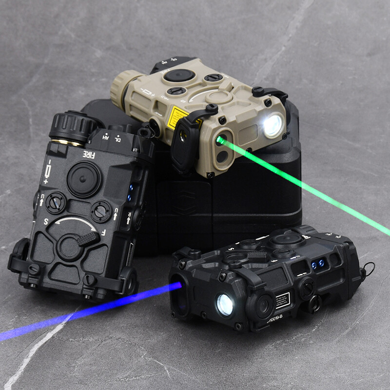 Tactical OGL Red Green Blue IR Laser Indicator Flashlight Strobe On Gun Laser