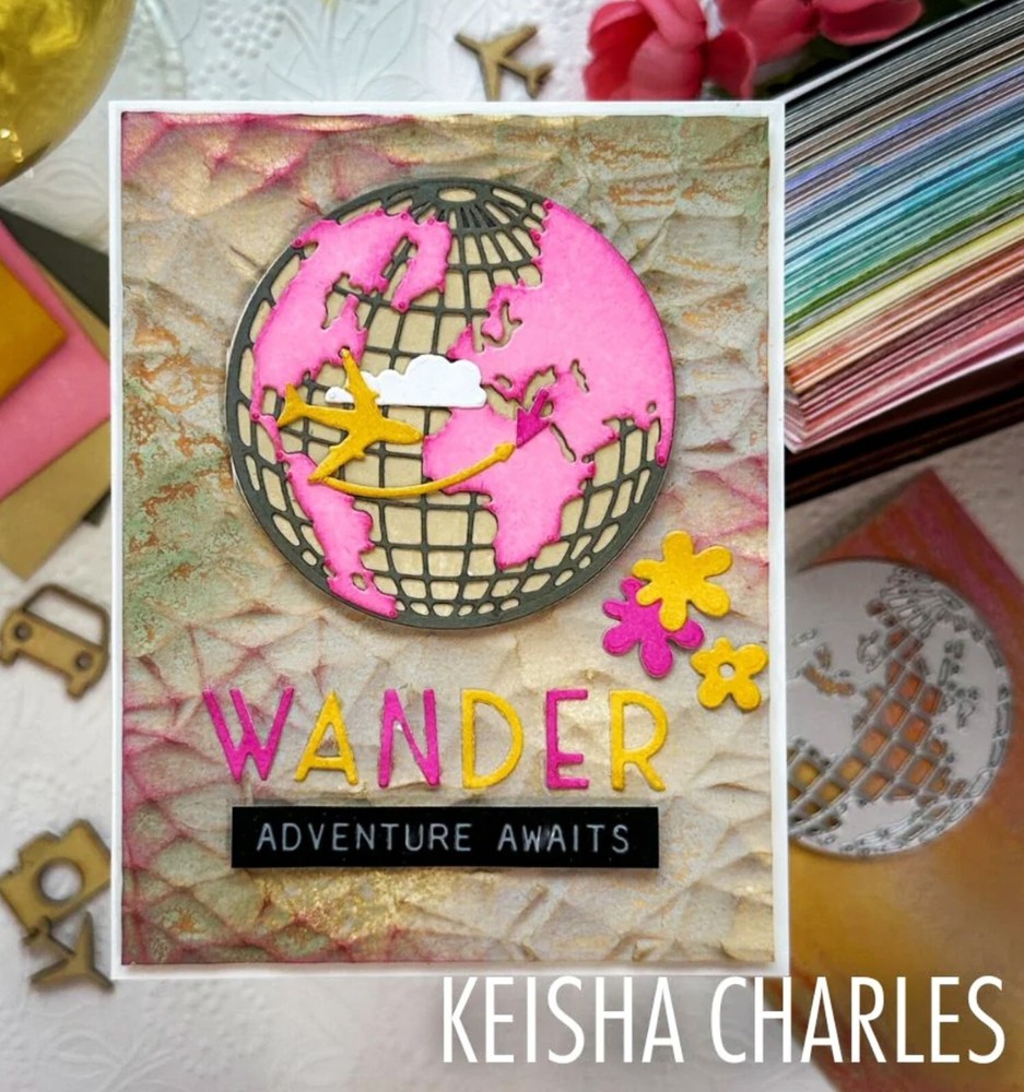 Sizzix Thinlits 29pc Vault World Travel #666606 Retail $20.99 by Tim Holtz