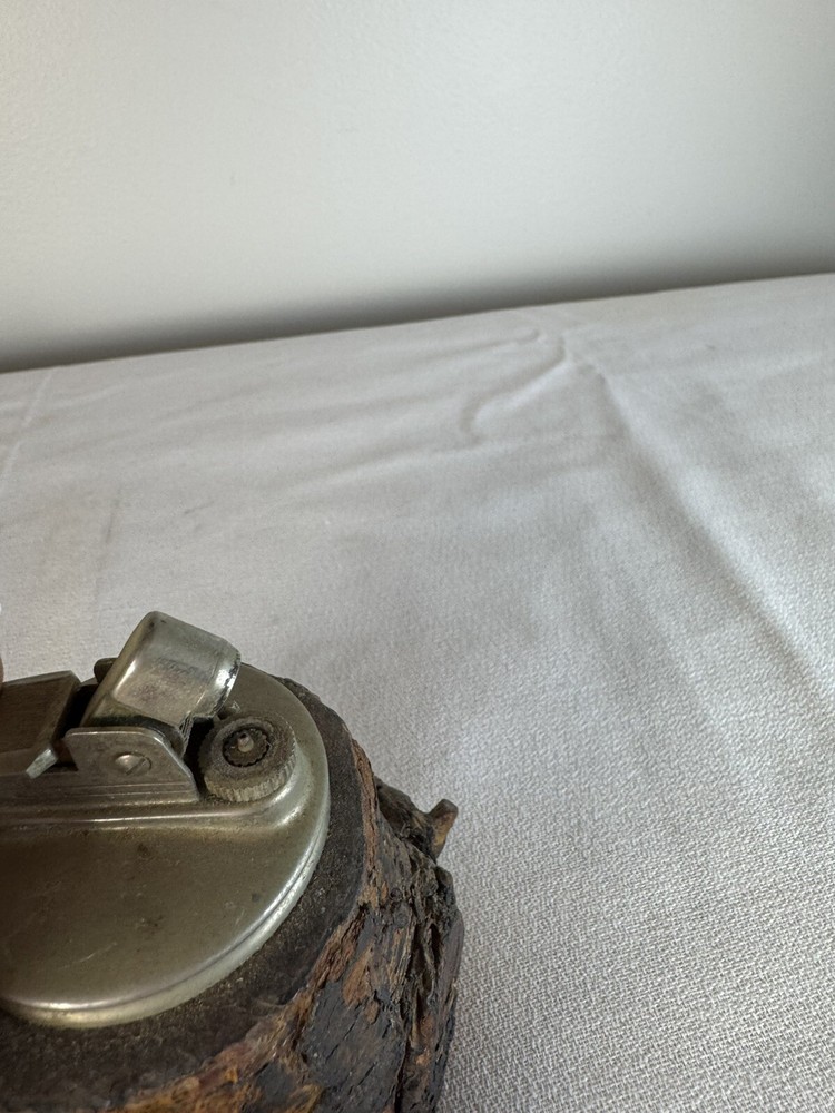 Gas Evans tree bark look table lighter JAPAN